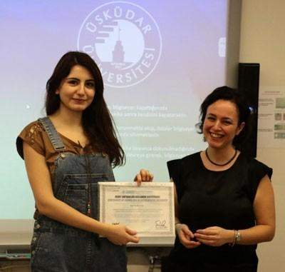 Üsküdar Üniversitesi’nde sertifika töreni